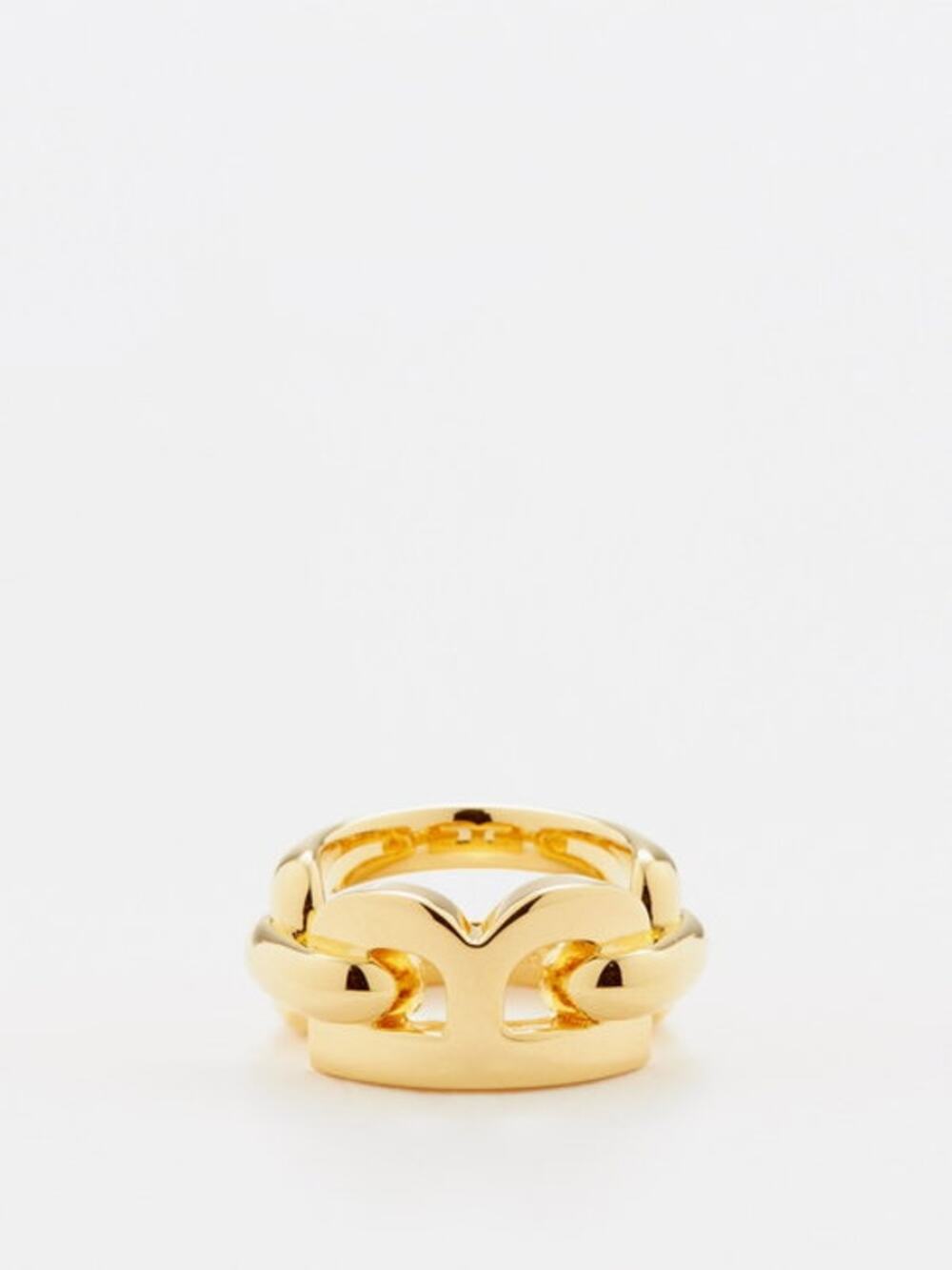 Balenciaga Gold B Chain 2.0 Ring ~ 8